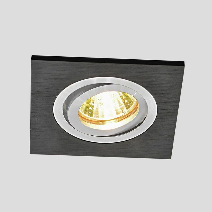 Точечный светильник из алюминия 1051/1 BK черный Mesku