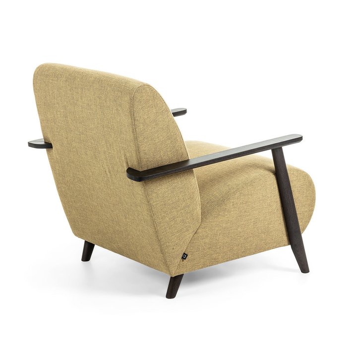 Кресло Marthan горчичного цвета - лучшие Интерьерные кресла в INMYROOM