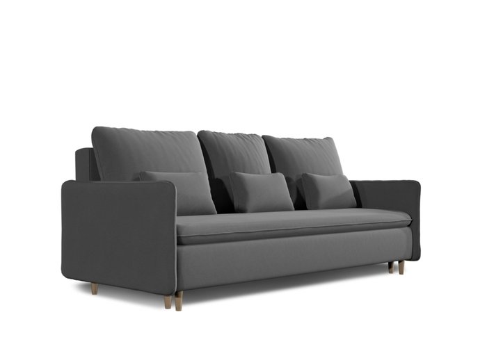 Диван-кровать Ron серого цвета - купить Прямые диваны по цене 93684.0