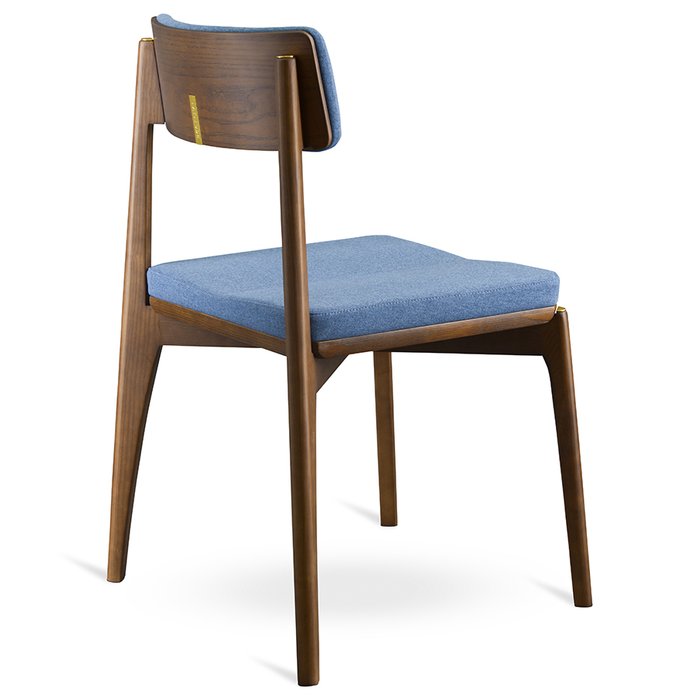 Стул Aska сине-коричневого цвета  - лучшие Обеденные стулья в INMYROOM
