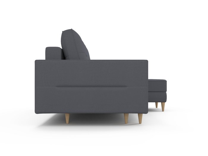 Угловой диван-кровать Вестор темно-серого цвета - лучшие Угловые диваны в INMYROOM