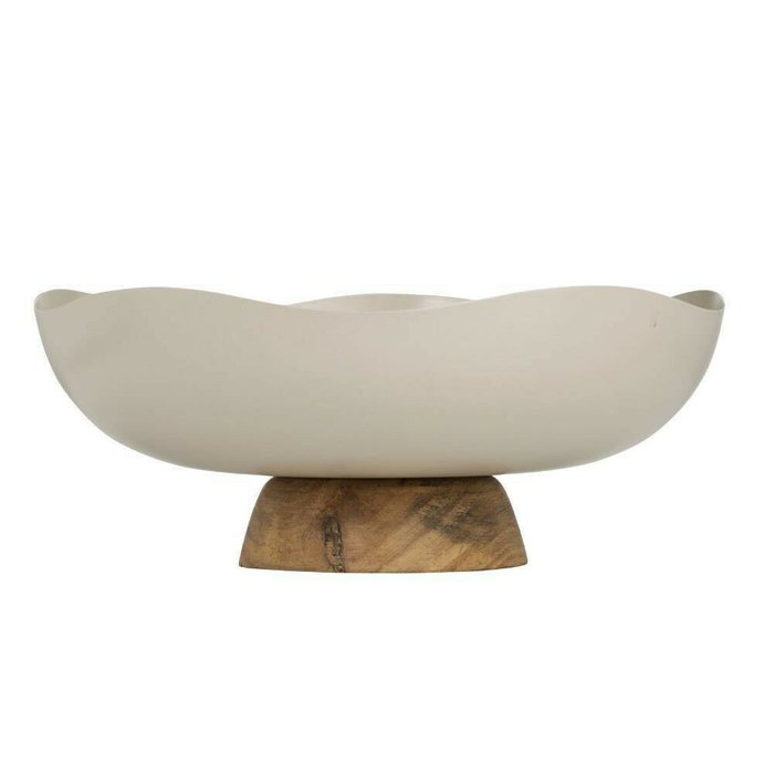 Декоративная чаша Monywa бежевого цвета - купить Декоративные предметы по цене 3290.0