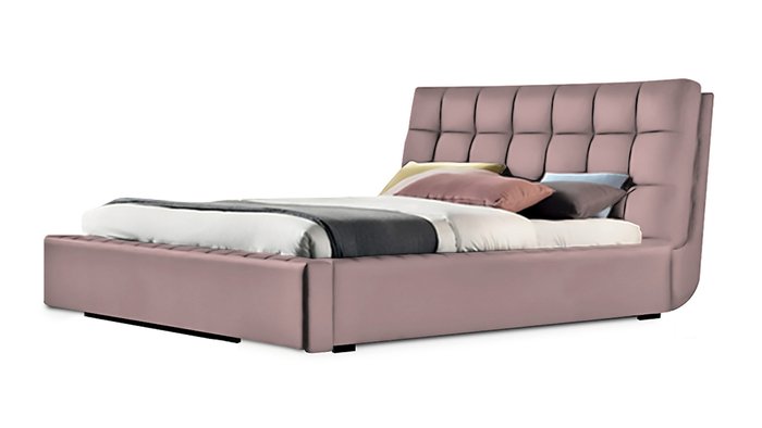 Кровать Отони 140х200 розового цвета 