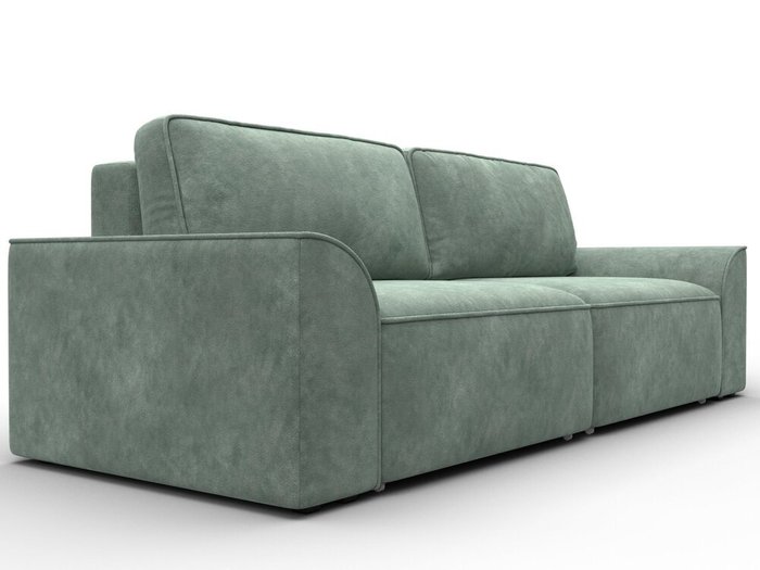 Диван-кровать Лига-048 зеленого цвета - лучшие Прямые диваны в INMYROOM