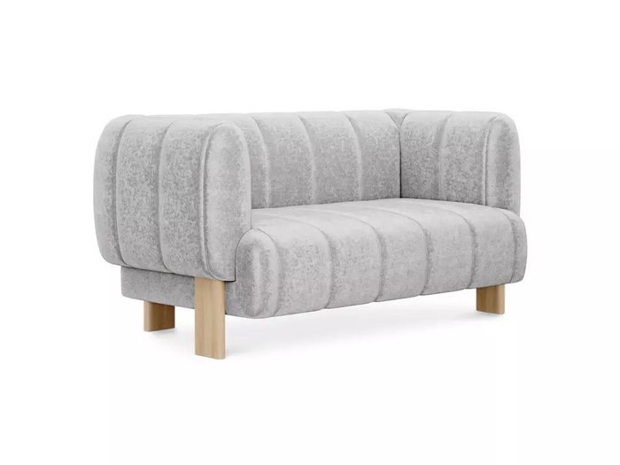 Диван Cassis М светло-серого цвета с бежевыми ножками Диван Cassis М светло-серого цвета с бежевыми ножками