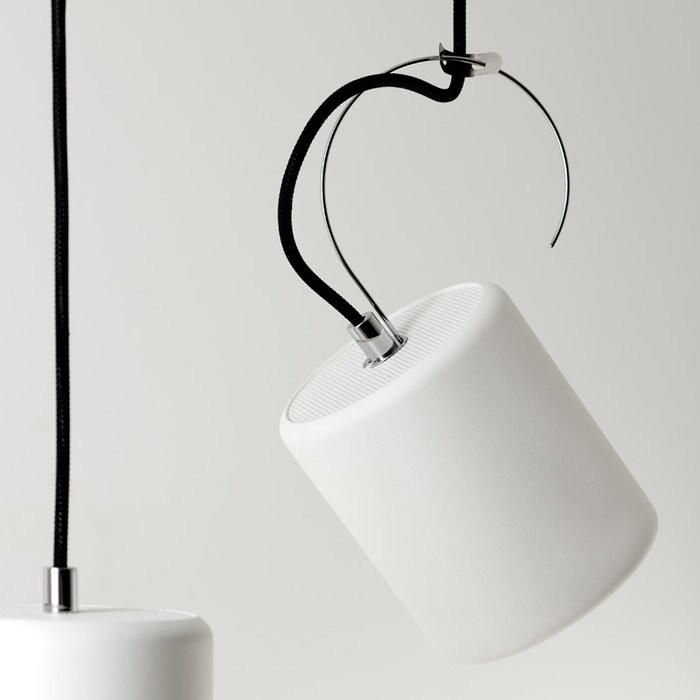 Подвесной светильник Fabbian TUBE с плафоном из алюминия - купить Подвесные светильники по цене 29070.0