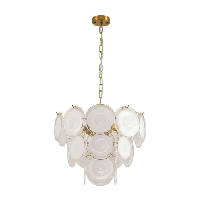 Подвесная люстра Chipsy 8320/5 (стекло, цвет белый)