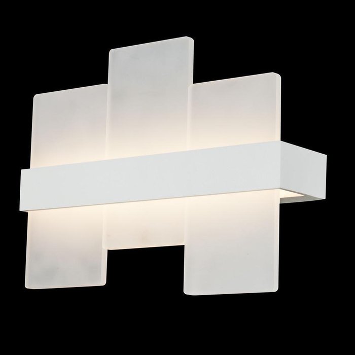 Настенный светодиодный светильник Mix белого цвета - купить Бра и настенные светильники по цене 8100.0