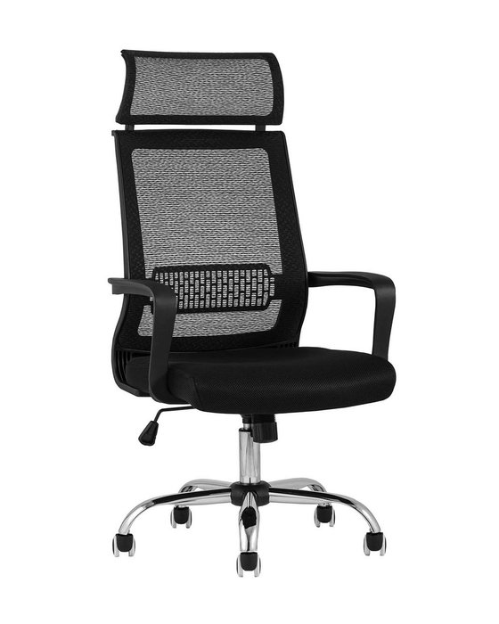 Кресло офисное Top Chairs Style черного цвета