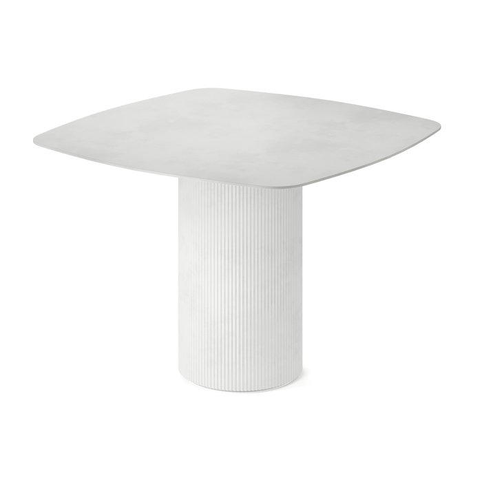 Обеденный стол квадратный Алия белого цвета