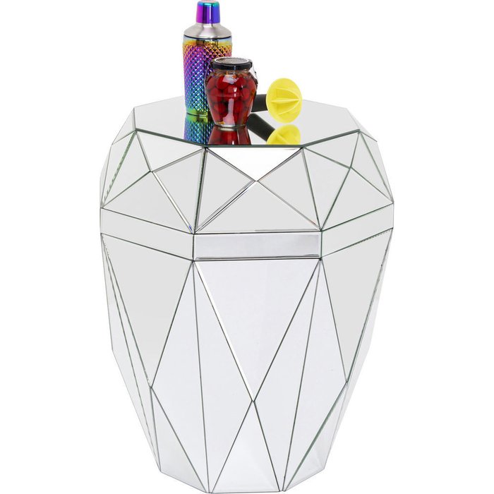 Столик приставной Diamond с зеркальной поверхностью - купить Кофейные столики по цене 59780.0