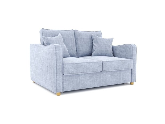 Диван-кровать Мальмо голубого цвета - купить Прямые диваны по цене 83900.0