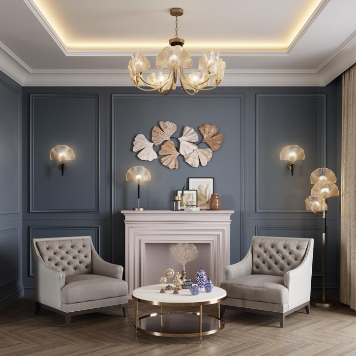 Бра Odeon Light Ventaglio 4870/1W листья - лучшие Бра и настенные светильники в INMYROOM Бра Odeon Light Ventaglio 4870/1W листья - лучшие Бра и настенные светильники в INMYROOM