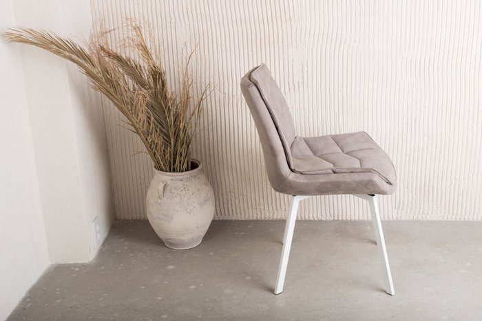Стул Capella бежево-серого цвета  - лучшие Обеденные стулья в INMYROOM