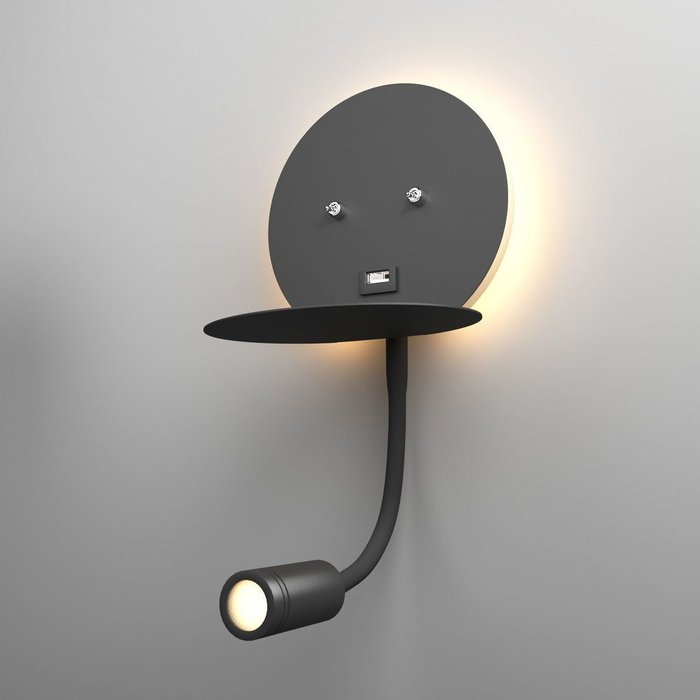 Настенный светильник Lungo LED чёрный MRL LED 1017