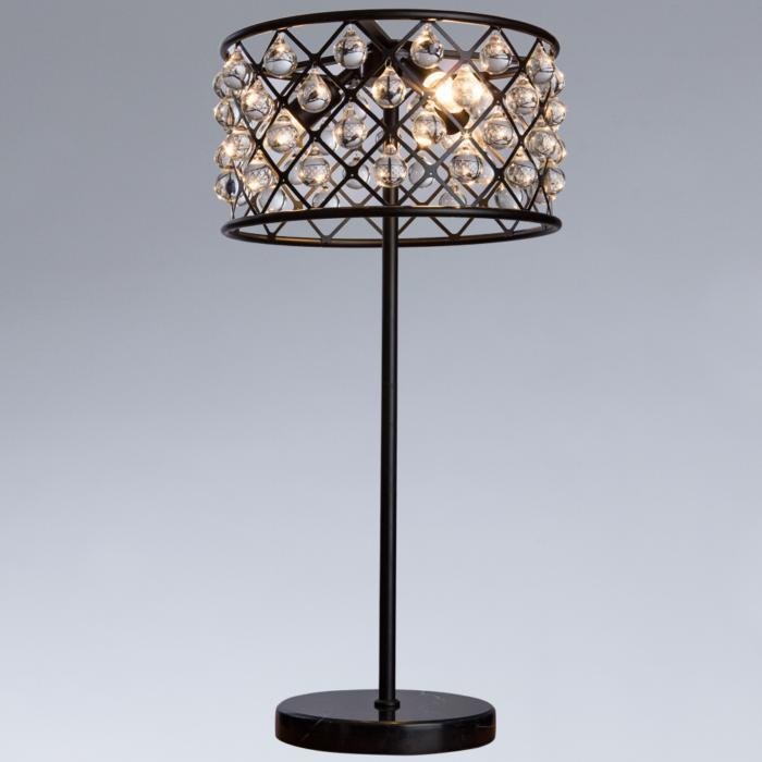 Настольная Лампа Brava с хрустальными подвесками - купить Настольные лампы по цене 11820.0