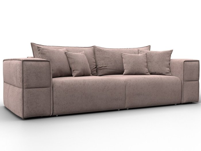 Диван-кровать Лига-058 темно-бежевого цвета Диван-кровать Лига-058 темно-бежевого цвета