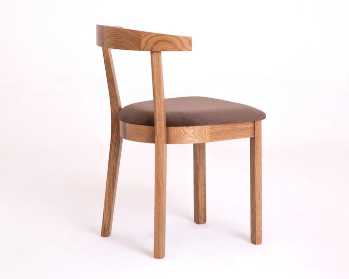 Стул Бари коричневого цвета - лучшие Обеденные стулья в INMYROOM