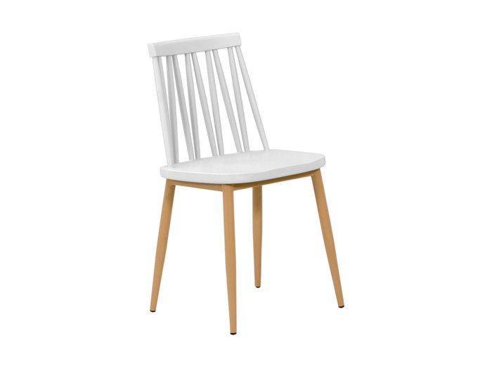 Стул Zig Zag белого цвета - купить Обеденные стулья по цене 3690.0