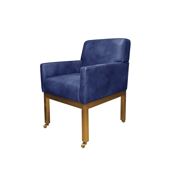 Полукресло синего цвета - купить Интерьерные кресла по цене 208000.0