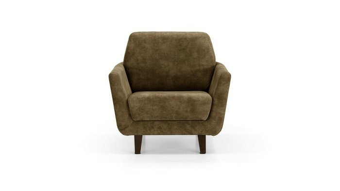 Кресло Глазго коричневого цвета - купить Интерьерные кресла по цене 21900.0