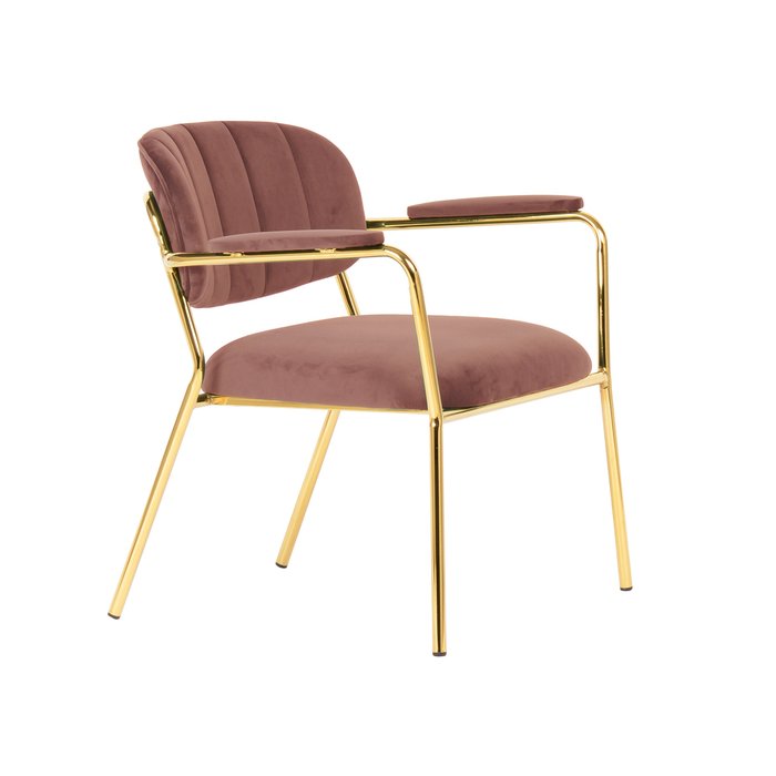 Кресло Кэрол пыльно-розового цвета - лучшие Интерьерные кресла в INMYROOM