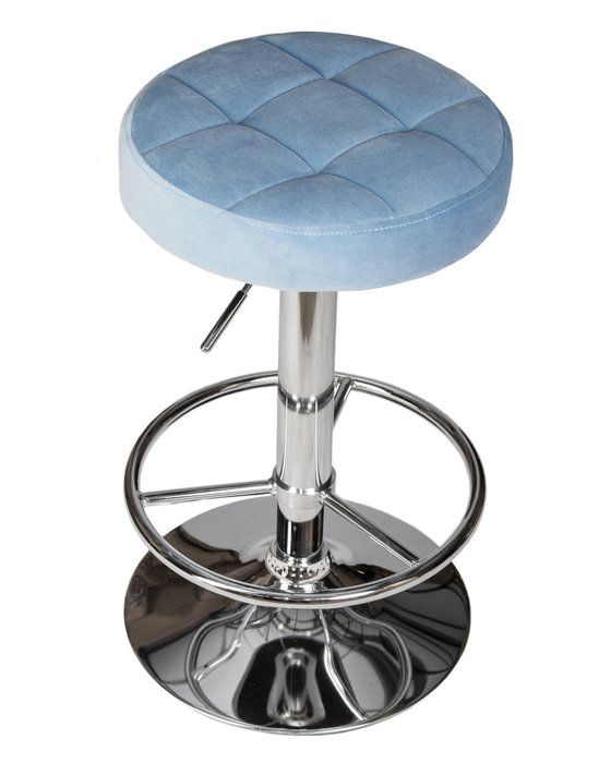 Табурет барный Bruno голубого цвета - купить Барные стулья по цене 5230.0
