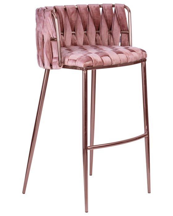 Стул барный Emma розового цвета - купить Барные стулья по цене 18720.0