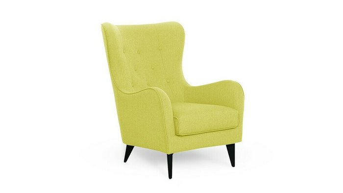 Кресло Бирмингем желтого цвета - купить Интерьерные кресла по цене 26600.0