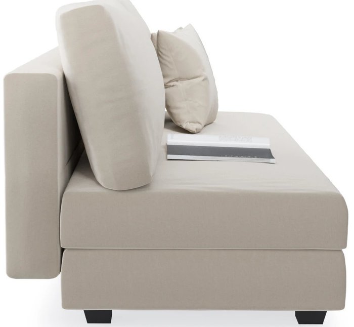 Прямой диван-кровать Forest светло-бежевого цвета - купить Прямые диваны по цене 39142.0