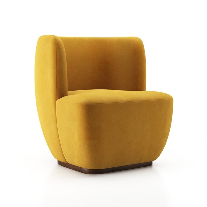 Кресло Bianchi горчичного цвета - купить Интерьерные кресла по цене 53000.0