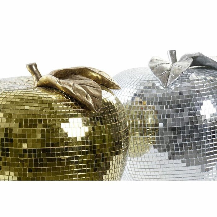 Дискобол DKD Home Decor Серебристый Позолоченный Смола Яблоко современный (21 x 21 x 19 cm) (2 штук) - лучшие Аксессуары для гостиной в INMYROOM Дискобол DKD Home Decor Серебристый Позолоченный Смола Яблоко современный (21 x 21 x 19 cm) (2 штук) - лучшие Аксессуары для гостиной в INMYROOM