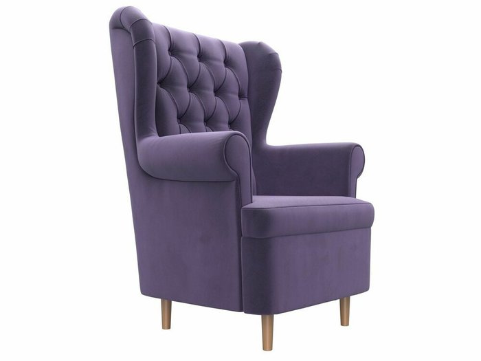 Кресло Торин Люкс темно-фиолетового цвета - лучшие Интерьерные кресла в INMYROOM