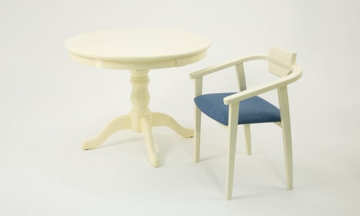 Обеденная группа Брамос D100 сине-бежевого цвета - купить Обеденные группы по цене 47190 Обеденная группа Брамос D100 сине-бежевого цвета - купить Обеденные группы по цене 47190