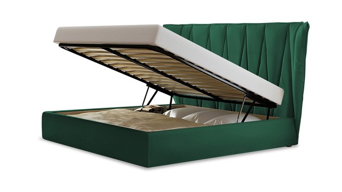 Кровать Ананке 180х200 зеленого цвета - лучшие Кровати для спальни в INMYROOM