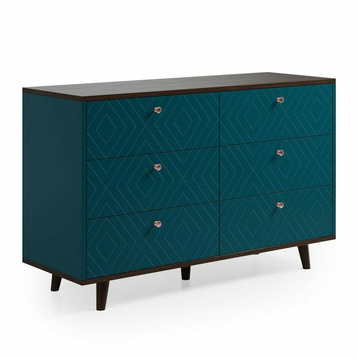 Комод Twin TW042 темно-синего цвета Комод Twin TW042 темно-синего цвета