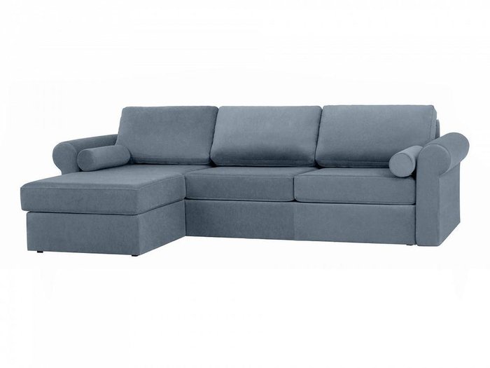 Угловой диван-кровать Peterhof сине-серого цвета - купить Угловые диваны по цене 164340.0