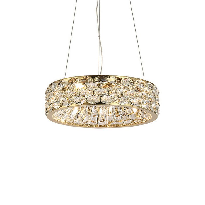 Люстра Newport 8530 Tiffany 8532/40 C gold polished - купить Подвесные люстры по цене 90321.0 Люстра Newport 8530 Tiffany 8532/40 C gold polished - купить Подвесные люстры по цене 90321.0