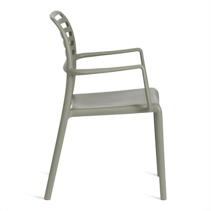 Обеденный стул-кресло Valutto серого цвета - купить Обеденные стулья по цене 5670.0