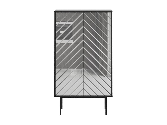 Шкаф двухдверный Boho с зеркальным фасадом - купить Комоды по цене 43900.0