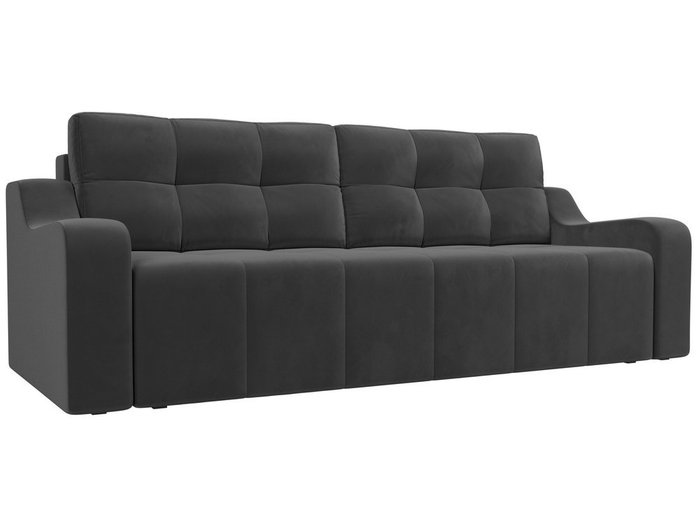 Прямой диван-кровать Итон серого цвета