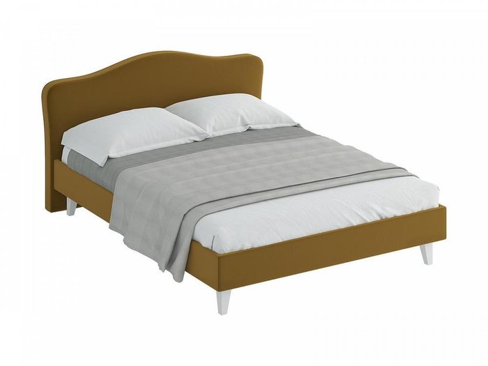 Кровать Queen Elizabeth с изголовьем коричневого цвета 160х200