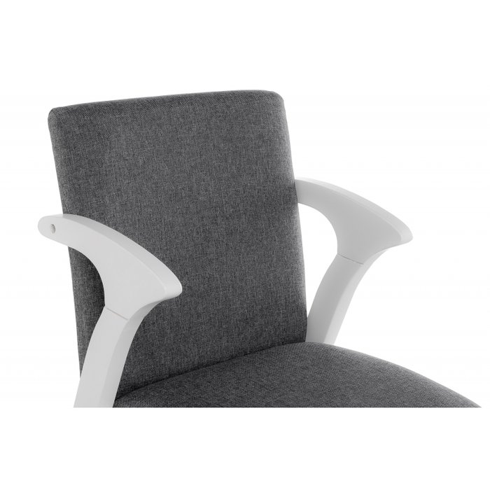 Деревянный стул Artis с серой обивкой - лучшие Обеденные стулья в INMYROOM