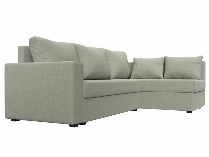 Угловой диван-кровать Мансберг бежевого цвета правый угол - лучшие Угловые диваны в INMYROOM