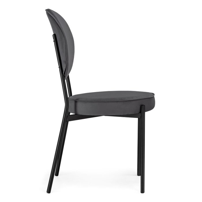 Стул Ройс темно-серого цвета - лучшие Обеденные стулья в INMYROOM