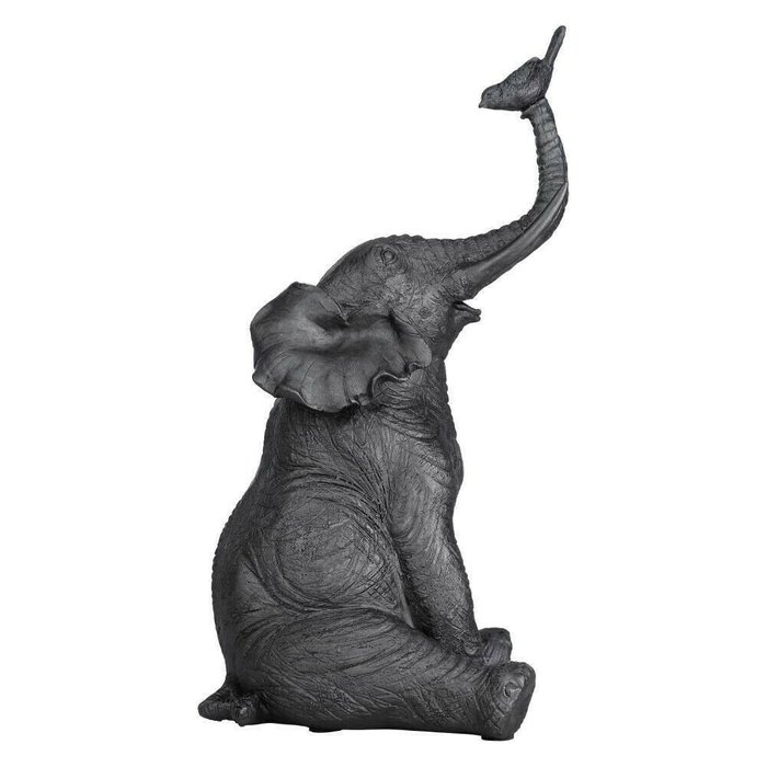Статуэтка слон Siocon черного цвета - купить Фигуры и статуэтки по цене 4290.0