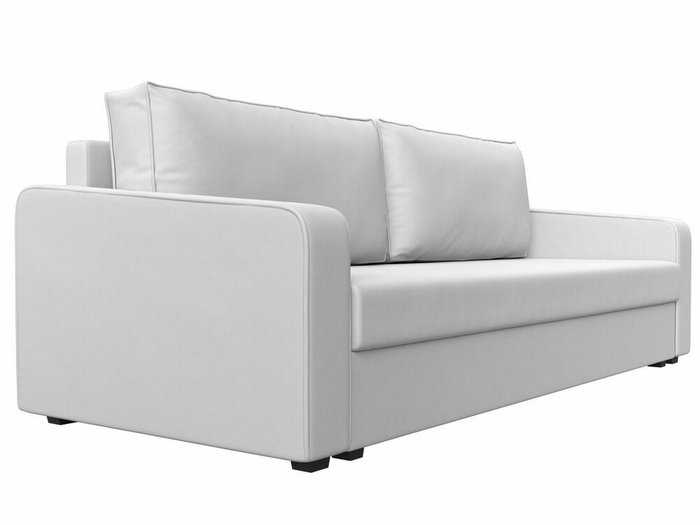 Диван-кровать Лига 009 белого цвета (экокожа) - лучшие Прямые диваны в INMYROOM