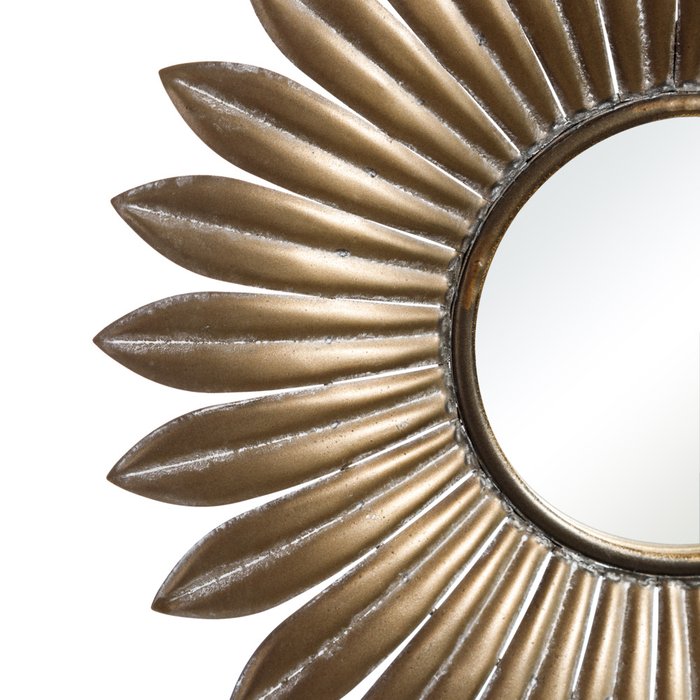 Настенное зеркало в раме золотого цвета - купить Настенные зеркала по цене 9180.0