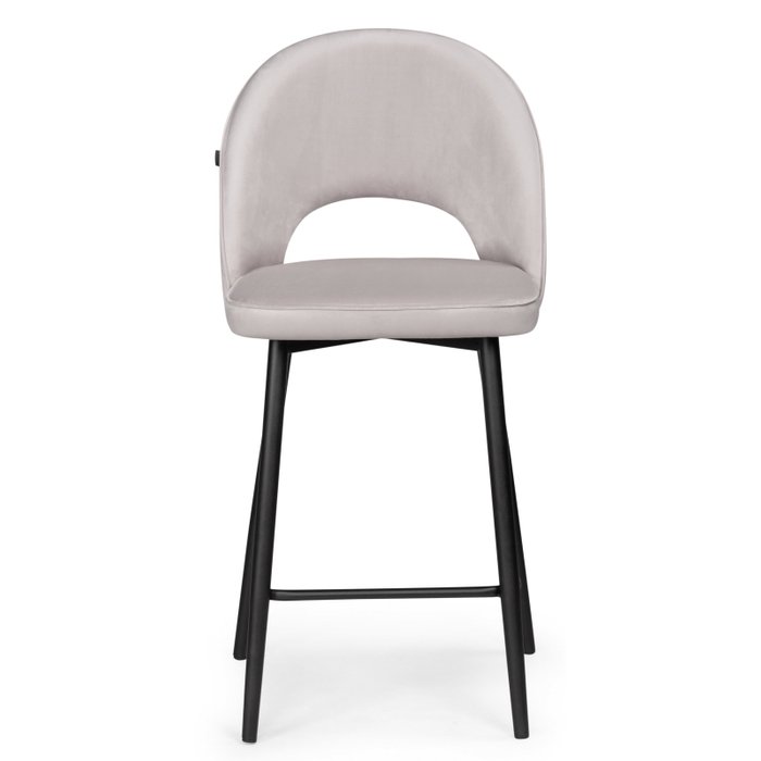 Полубарный стул Клэйн серого цвета - лучшие Барные стулья в INMYROOM