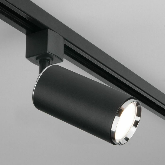 Трековый светильник Svit для однофазного шинопровода черного цвета - купить Трековые светильники по цене 1750.0
